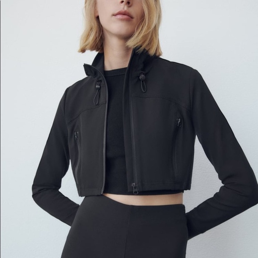 Zara Tech Crop Jacket